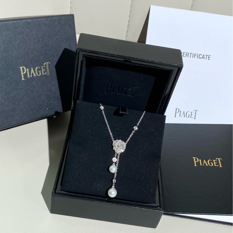 Piaget伯爵 Rose系列 玫瑰花珍珠项链-0