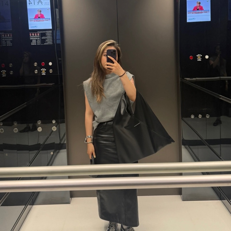 MM6 Maison Margiela 大號 單肩手提包-6