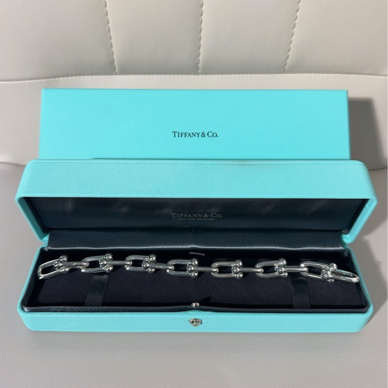 Tiffany蒂芙尼 Hardwear系列 纯银链环手链-0