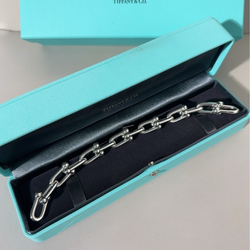 Tiffany蒂芙尼 Hardwear系列 纯银链环手链-1