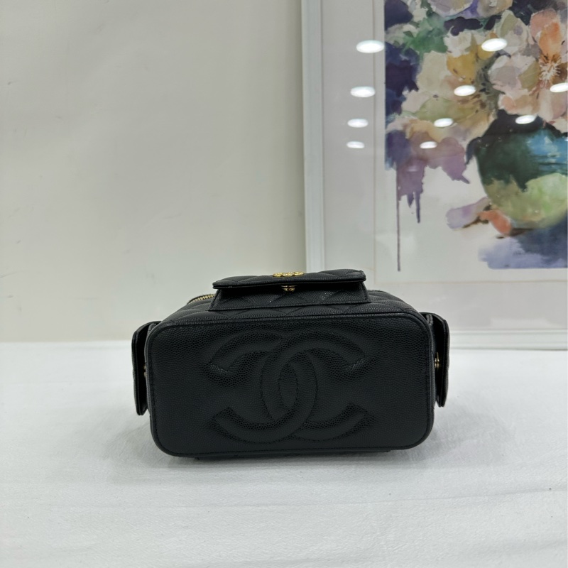 CHANEL香奈兒 25P 新款cargo 黑金荔枝牛皮 手把長盒包 晶片款 配件 盒子 塵袋 尺寸 9.5x8x17cm-6