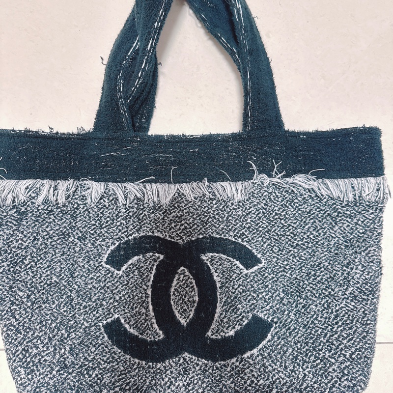 Chanel海灘包(附毛巾布、化妝袋)-0