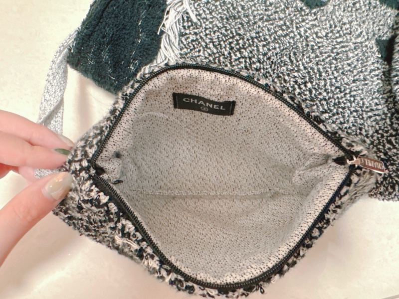 Chanel海灘包(附毛巾布、化妝袋)-2