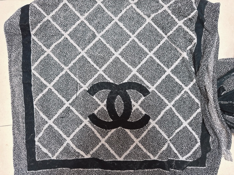 Chanel海灘包(附毛巾布、化妝袋)-12