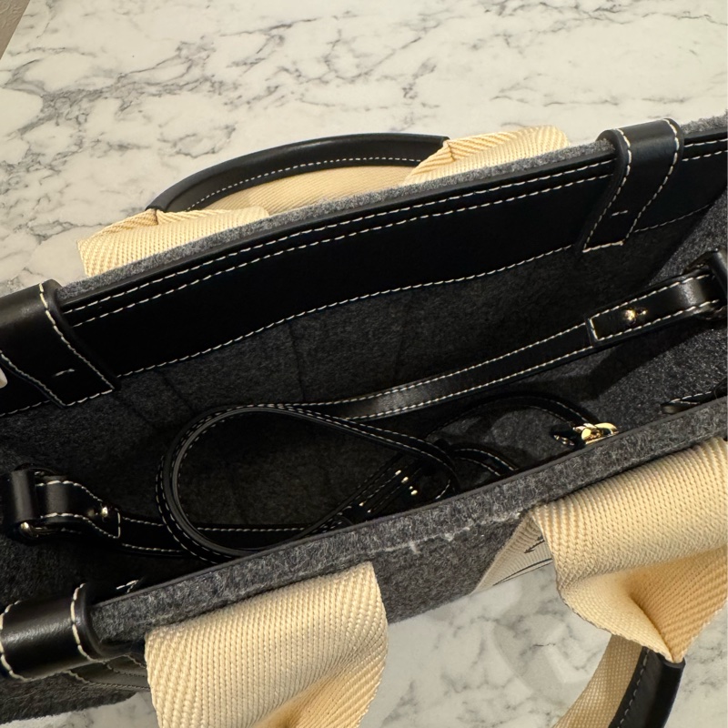 chloe灰色毛絨woody手提斜背包-20