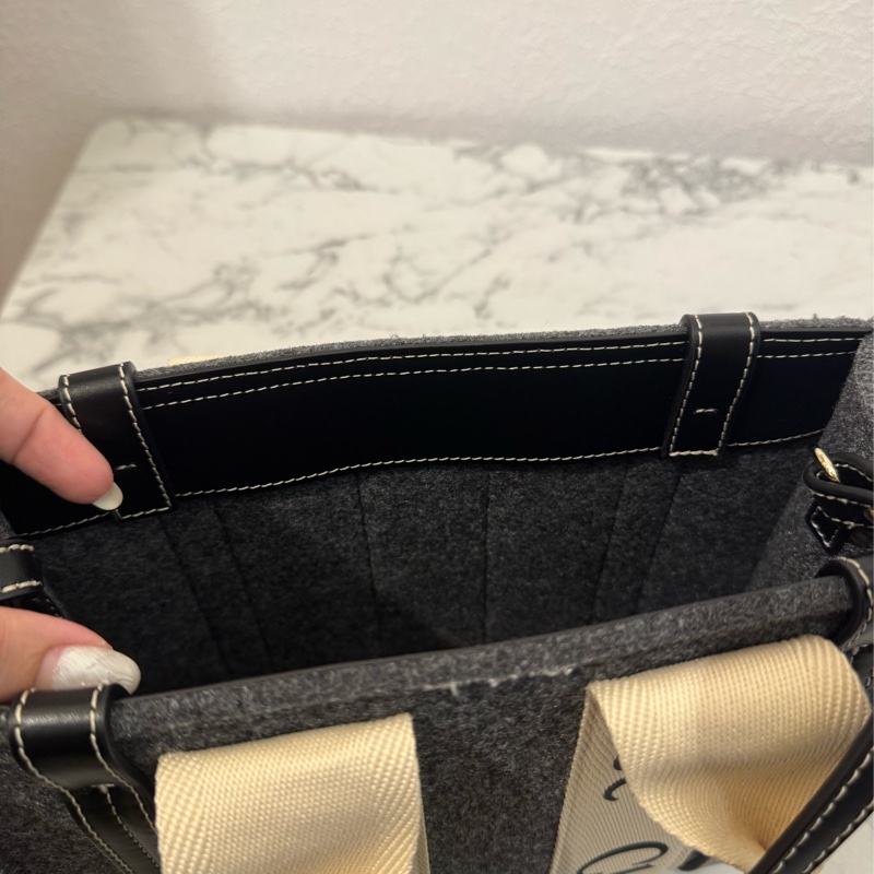 chloe灰色毛絨woody手提斜背包-22