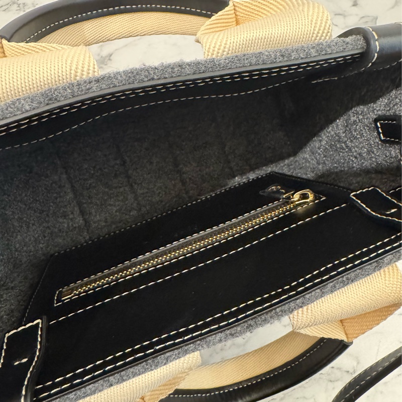 chloe灰色毛絨woody手提斜背包-23