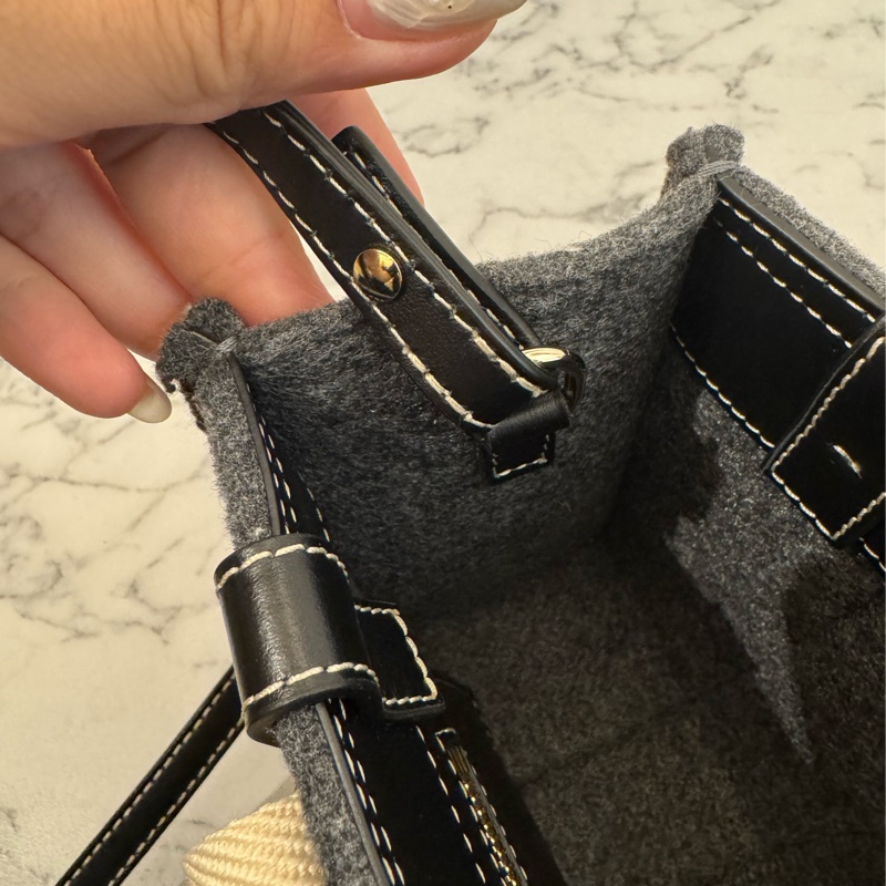 chloe灰色毛絨woody手提斜背包-39