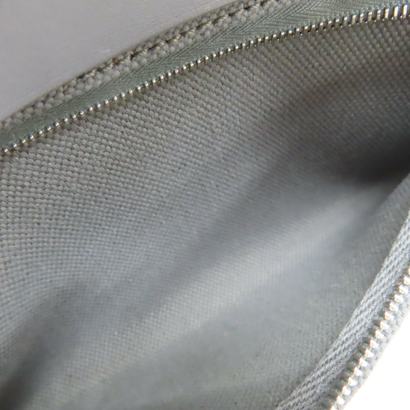 石墨灰 帆布/牛皮 Herbag Zip 20 肩背包 K刻 銀扣【HERMES 愛馬仕】-5