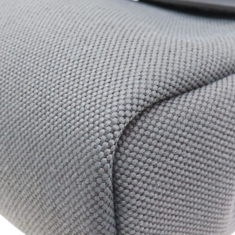 石墨灰 帆布/牛皮 Herbag Zip 20 肩背包 K刻 銀扣【HERMES 愛馬仕】-10