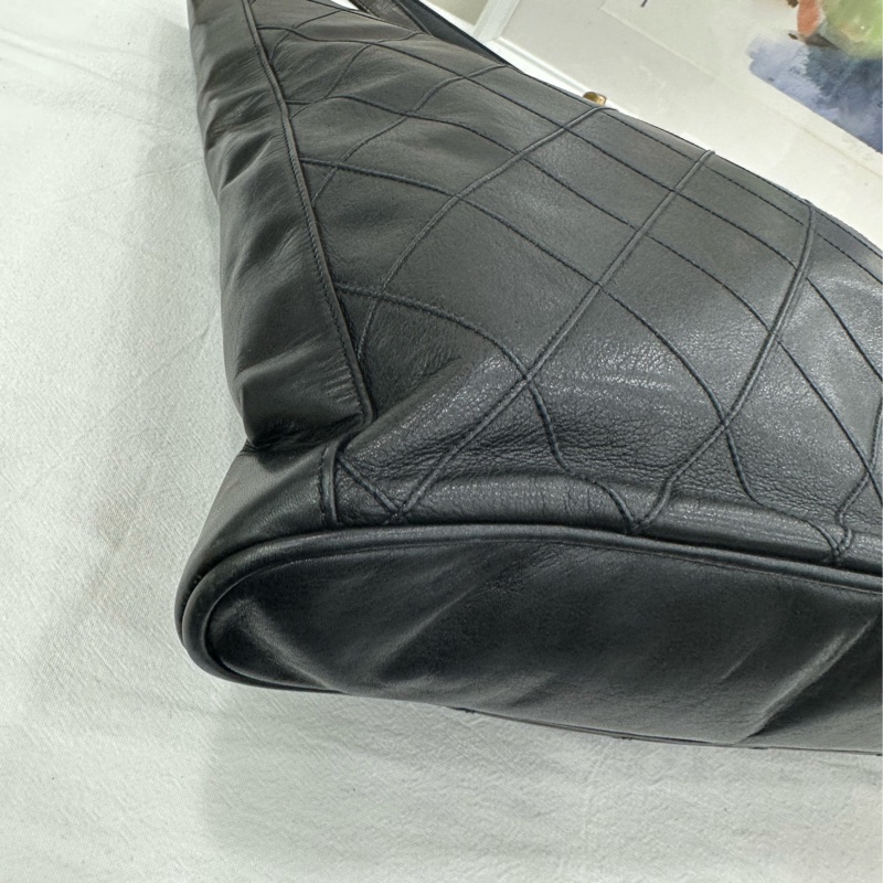 Chanel 黑金貝嫂托特包腋下包鏈條。 7位數編碼 有卡-7