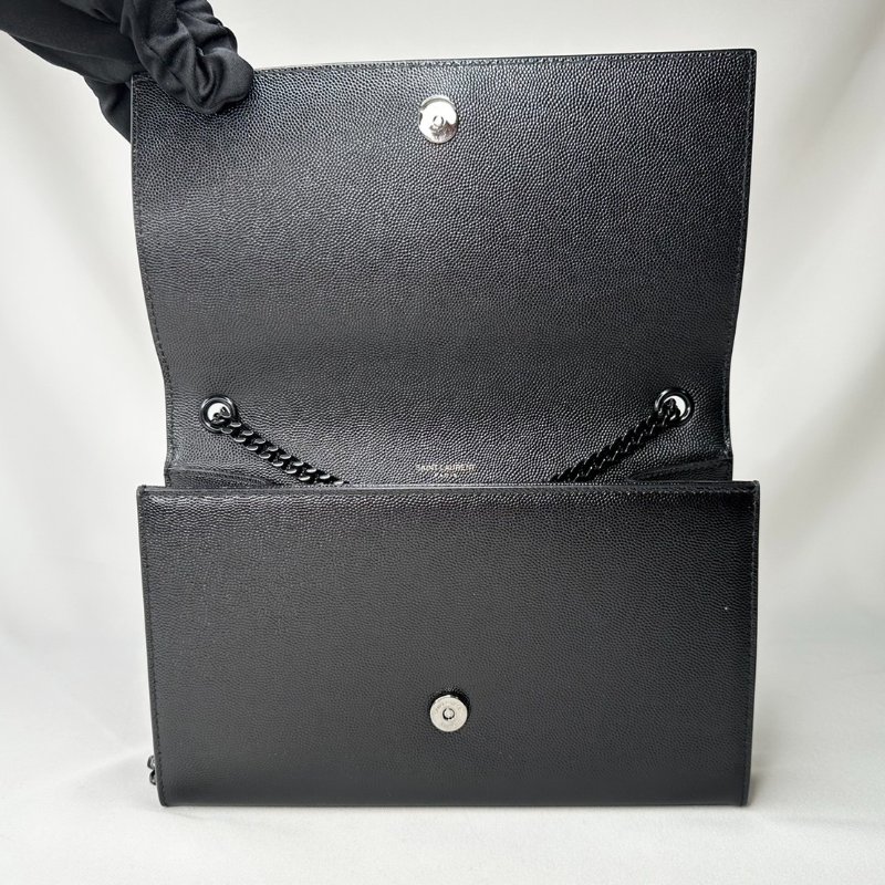 YSL Kate中款粒面皮革鍊帶包-4