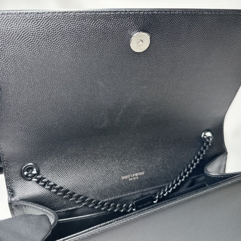 YSL Kate中款粒面皮革鍊帶包-8