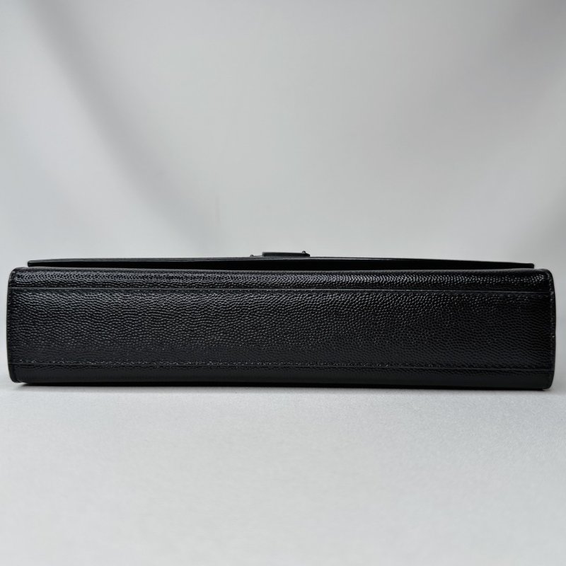 YSL Kate中款粒面皮革鍊帶包-10