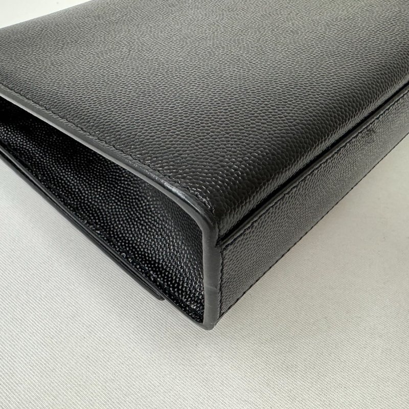 YSL Kate中款粒面皮革鍊帶包-14