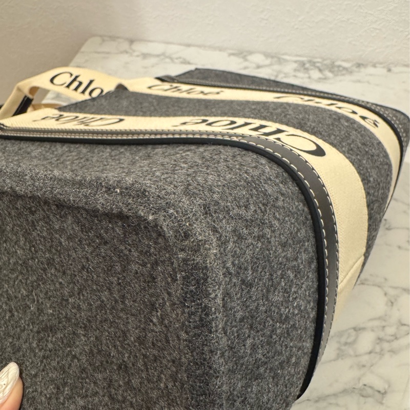 Chloe灰色毛絨woody MM-6