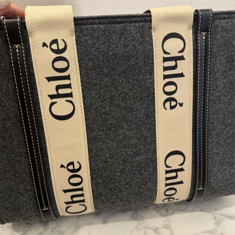 Chloe灰色毛絨woody MM-16