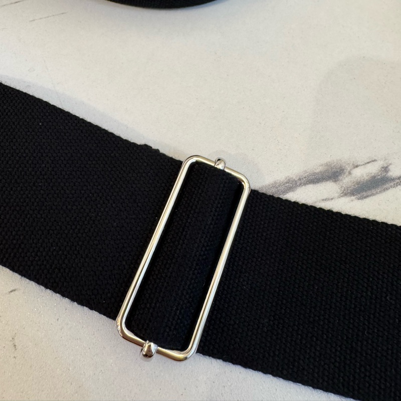 prada黑色布面白logo手提兩用包-39