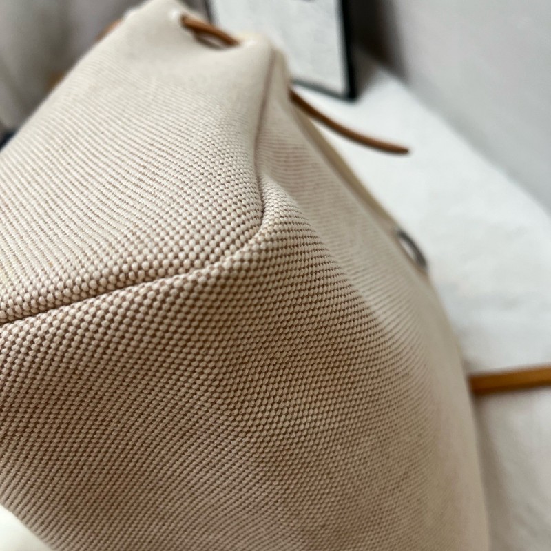 Hermes herbag31水泥灰拼金棕 框刻-10