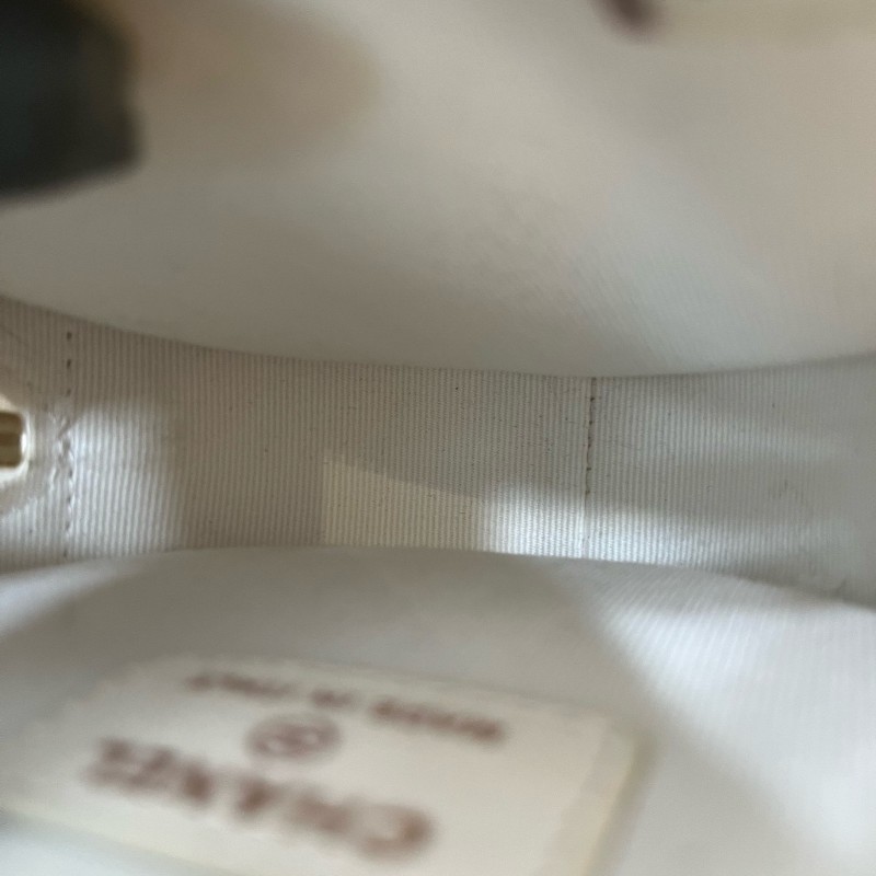 Chanel 22S 愛心腰包白金羊皮斜背包肩背包-10