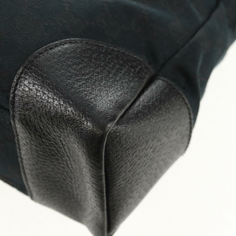 【日本直送】GUCCI GG帆布肩背包 黑色 銀色 110054 正品 am9428V-17