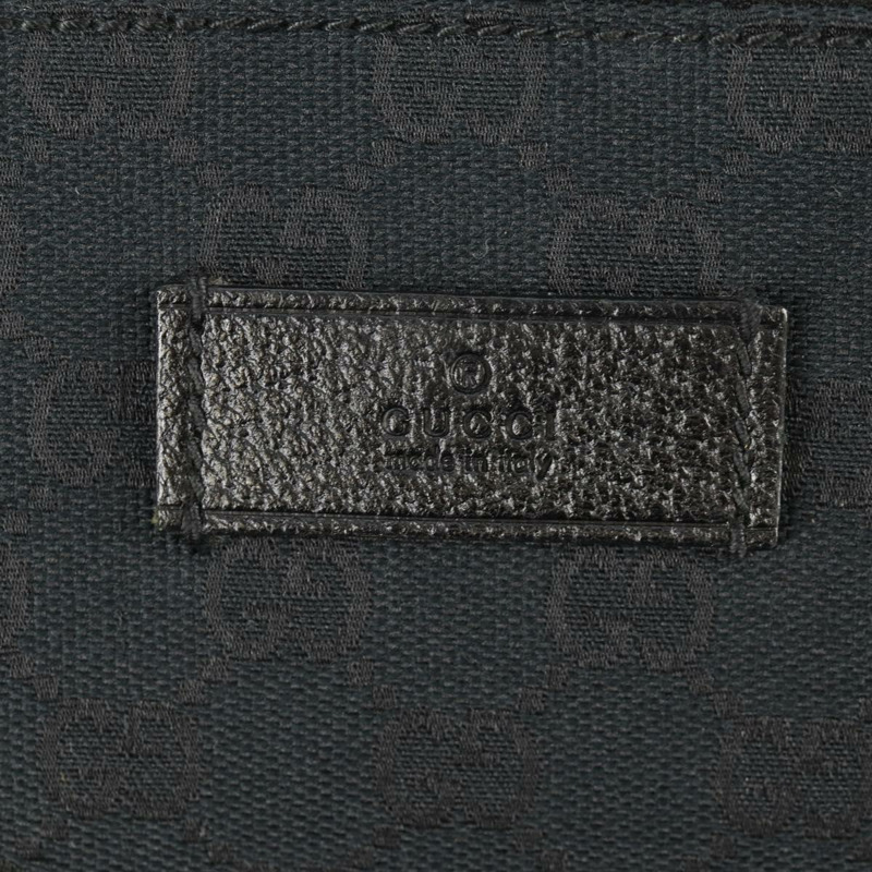 【日本直送】GUCCI GG帆布肩背包 黑色 銀色 110054 正品 am9428V-18