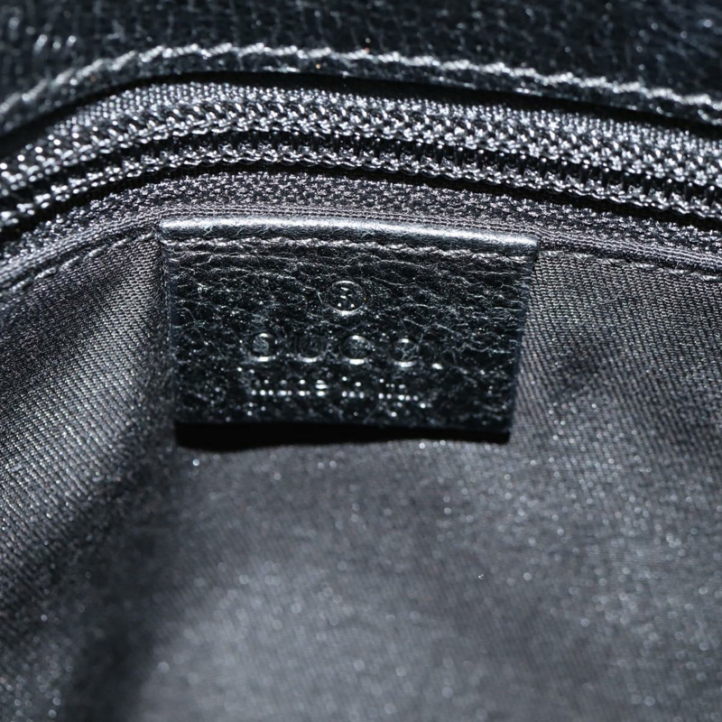 【日本直送】GUCCI GG帆布肩背包 黑色 銀色 110054 正品 am9428V-19