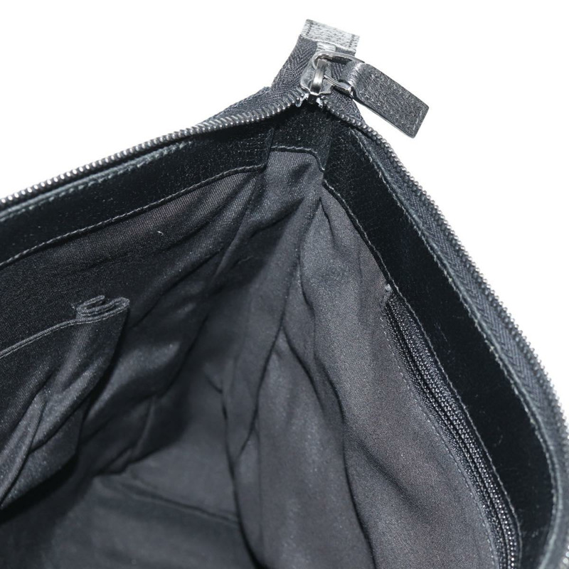 【日本直送】GUCCI GG帆布肩背包 黑色 銀色 110054 正品 am9428V-20