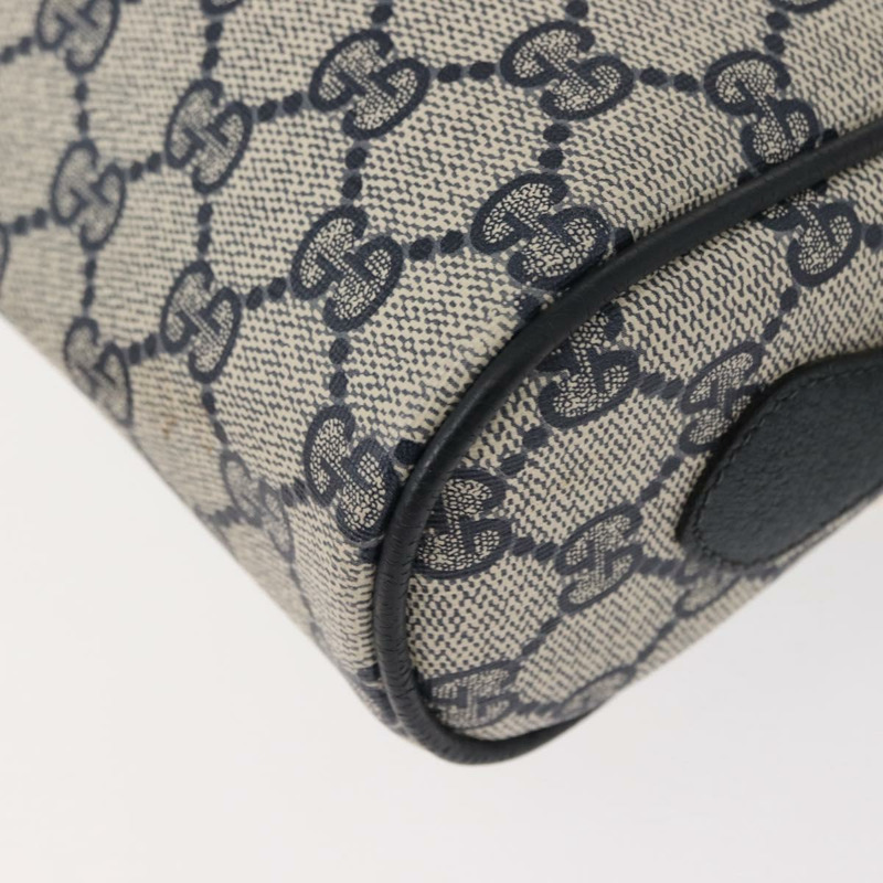 【日本直送】GUCCI GG Supreme Sherry Line 單肩包 PVC 海軍藍/金色 119 02 087 正品 gh1136-16