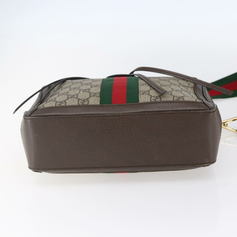【日本直送】GUCCI Ophidia GG Supreme Web Sherry Line 手提包 PVC 米色 550622 正品 149185-4