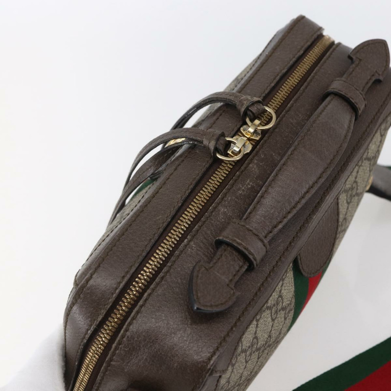 【日本直送】GUCCI Ophidia GG Supreme Web Sherry Line 手提包 PVC 米色 550622 正品 149185-5