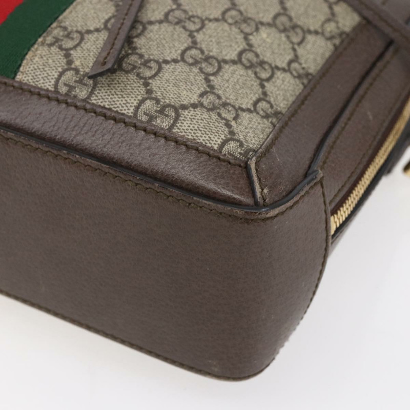 【日本直送】GUCCI Ophidia GG Supreme Web Sherry Line 手提包 PVC 米色 550622 正品 149185-14