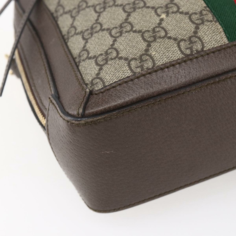 【日本直送】GUCCI Ophidia GG Supreme Web Sherry Line 手提包 PVC 米色 550622 正品 149185-15