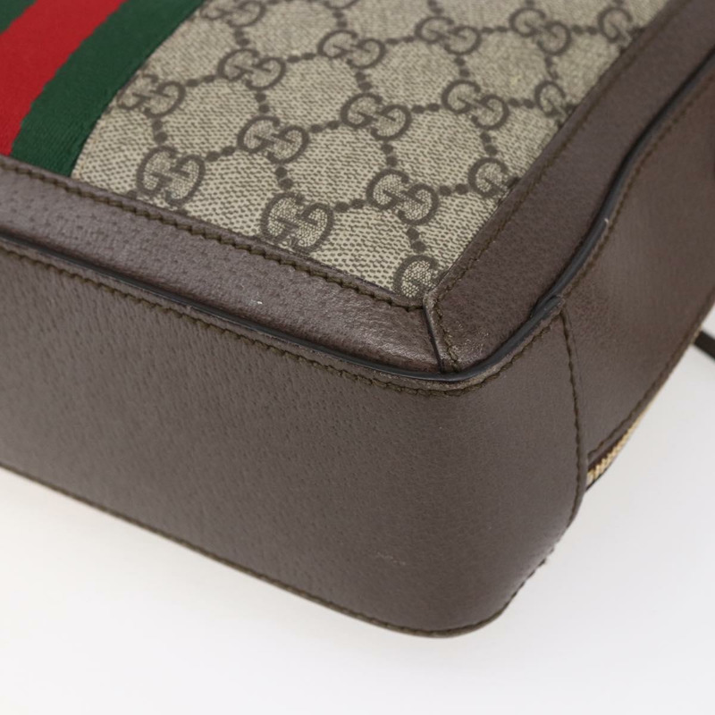 【日本直送】GUCCI Ophidia GG Supreme Web Sherry Line 手提包 PVC 米色 550622 正品 149185-16