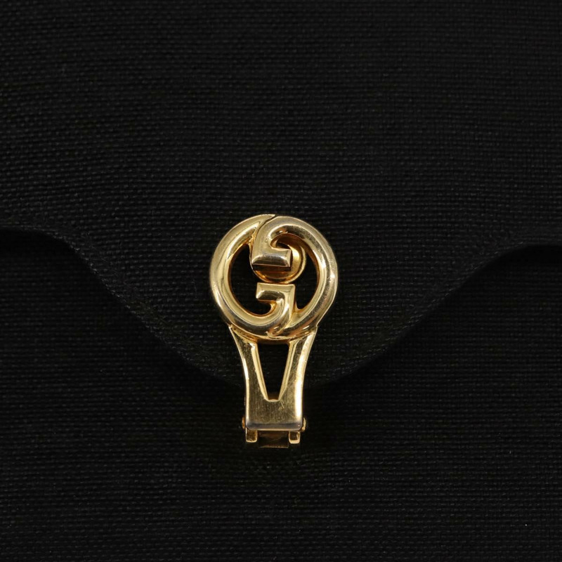 【日本直送】GUCCI 鏈條單肩包 尼龍 黑色 金色 正品 148820-17