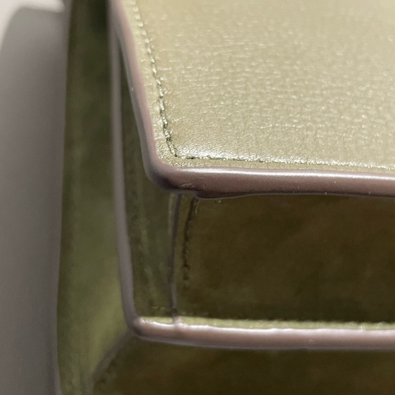 TORY BURCH Miller 編織鏈條肩帶翻蓋開合 粒面牛皮 中號-13