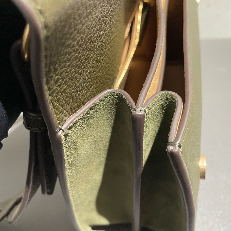 TORY BURCH Miller 編織鏈條肩帶翻蓋開合 粒面牛皮 中號-19