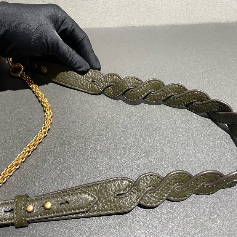 TORY BURCH Miller 編織鏈條肩帶翻蓋開合 粒面牛皮 中號-25