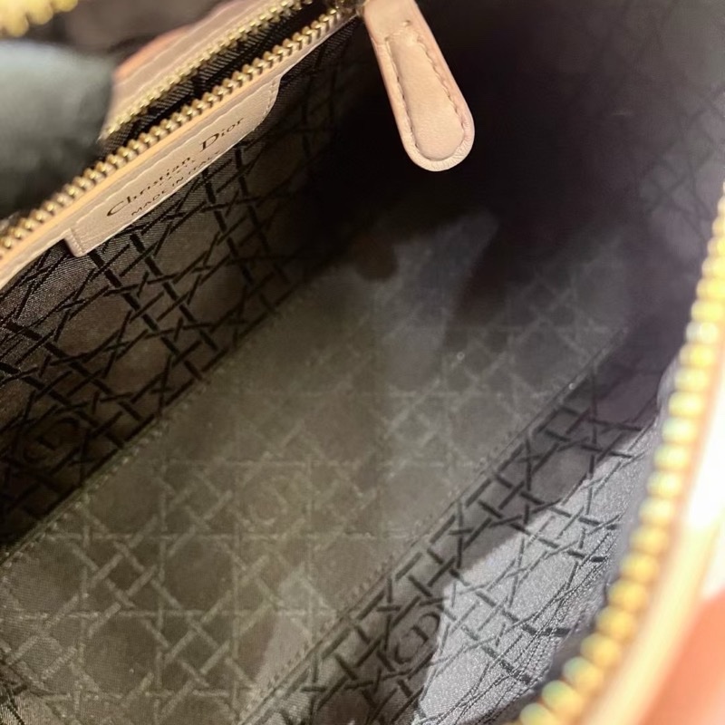 Dior 迪奧 粉色 五格黛妃包💖-12