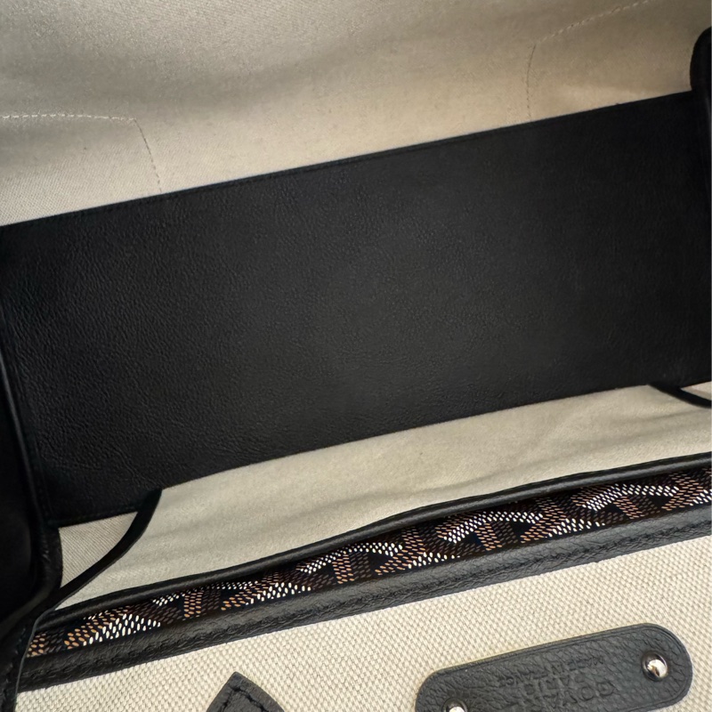 Gouard黑皮革咖pvc手提公事包💼-24