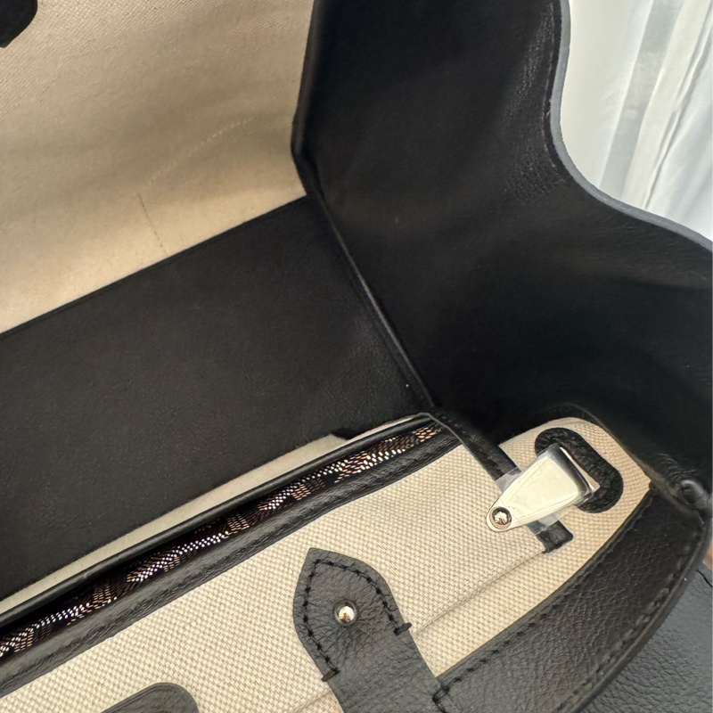 Gouard黑皮革咖pvc手提公事包💼-26