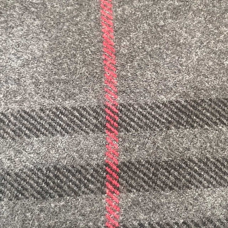 Burberry博柏利 格紋連帽 羊絨/山羊絨 圍巾 斗篷 男女同款 經典灰黑格子-9