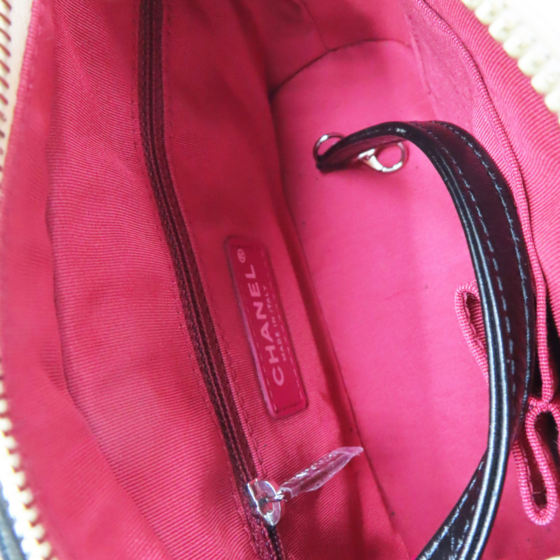 【再降價】米色皮革20cm流浪包鏈帶肩背【CHANEL 香奈兒】包 #25136769-4