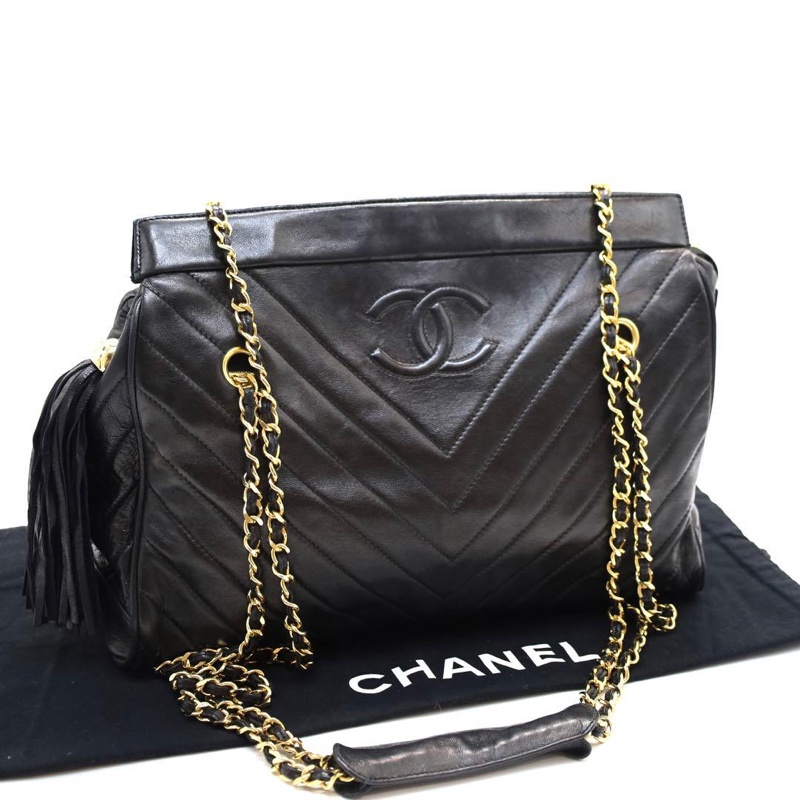 🌷Chanel 鏈條包單肩包 ｜經典花紋✦fufu style 精品✦ 氣質款｜-0