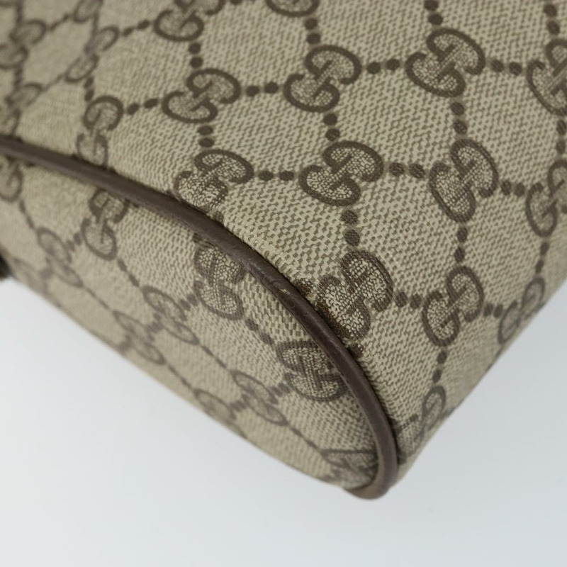 【日本直送】GUCCI GG Supreme Web Sherry Line 手拿包 PVC 米色 正品 BA7254-15