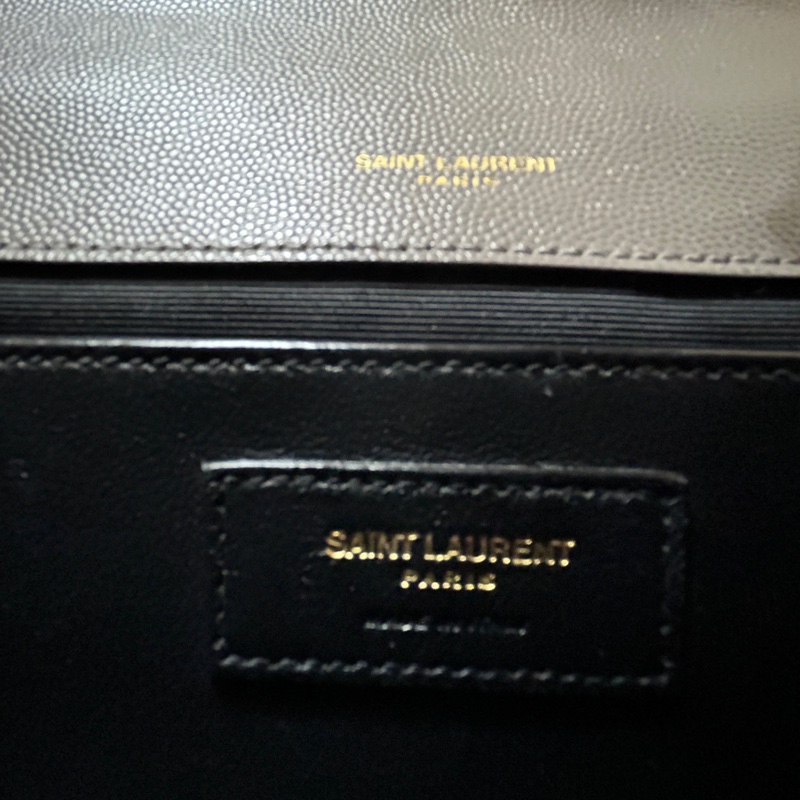 Saint Laurent粒面絎縫小牛皮中型信封袋 YSL ENVELOPE-10
