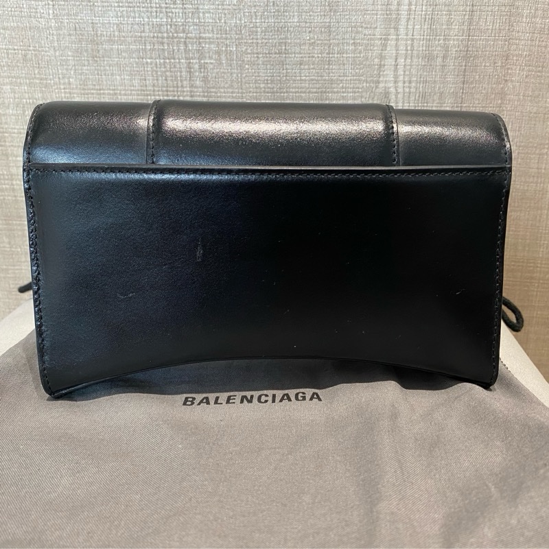 BALENCIAGA Hourglass B字鍊帶手拿/斜背沙漏包-6