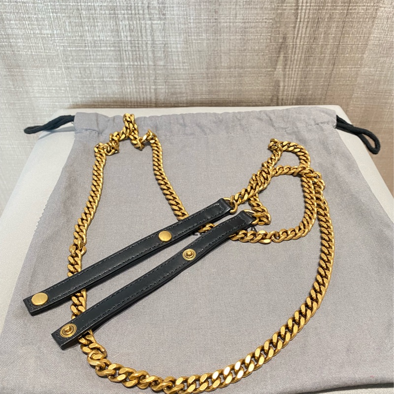 BALENCIAGA Hourglass B字鍊帶手拿/斜背沙漏包-13