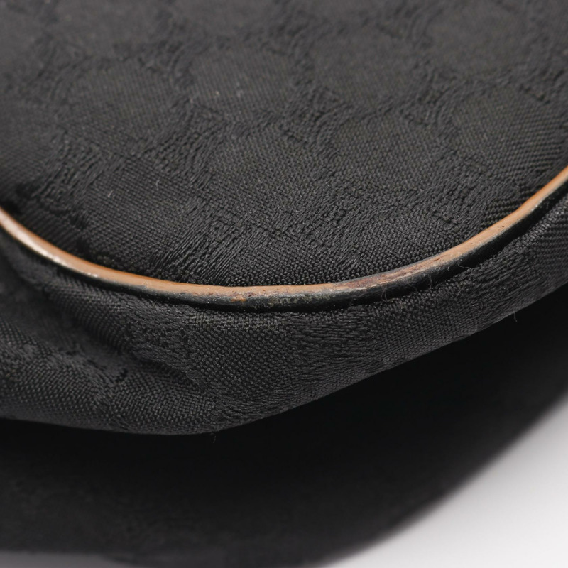 CELINE Macadam 手提包,帆布皮革材質,黑色,二手女款-5