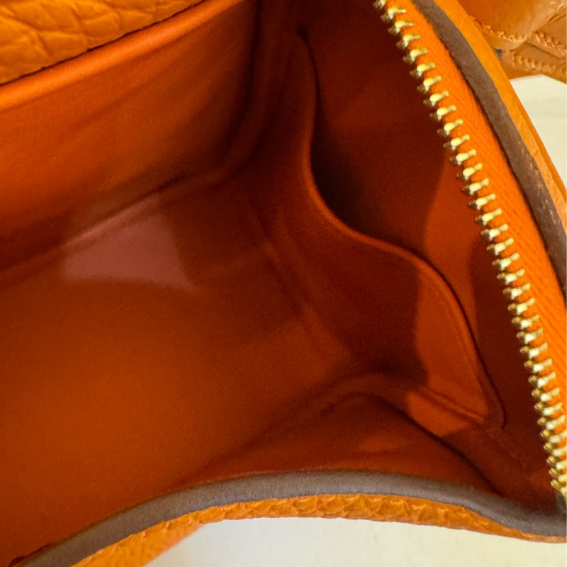 Hermes愛馬仕橘金釦mini lindy-22